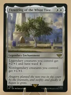Flowering of the White Tree-LTR #015–Rare MTG-Pack Fresh-UNPLAYED-LOTR- NM/M 🌳 - Image 1