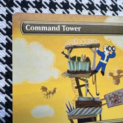 Command Tower (Borderless) Universes Beyond: Fallout Regular MTG PIP NM 360 - Image 4