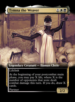 Custom Art MTG Top cEDH Deck, Tymna/Kraum Commander Deck - Image 1