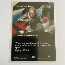 MTG - Sage of the Skies(Borderless) - 0328 Tarkir Dragonstorm Rare NM - Image 1