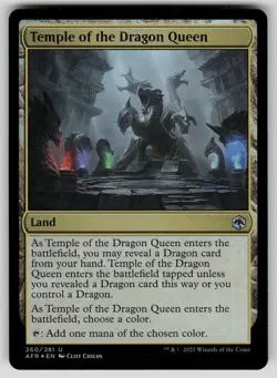Temple of the Dragon Queen Foil U Adventures in the Forgotten Realms 260 NM - Image 1
