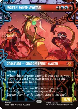 North Wind Avatar - Showcase Light Play, English Magic the Gathering MTG Teenage - Image 1