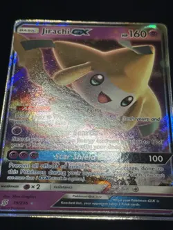 Jirachi GX 79/236 SM Unified Minds GX Rare Holo Holo Pokemon Card LP - Image 5