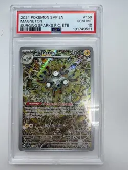 Magneton 159 S&V Surging Sparks Pokemon Center ETB Stamped Promo PSA 10 - Image 1
