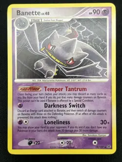 2009 Banette Platinum 19/127 Pokemon TCG Rare LP - Image 1