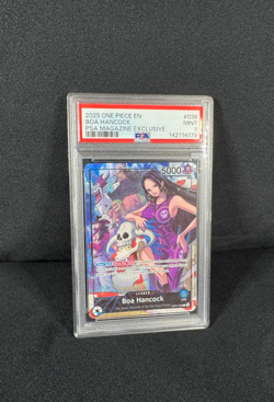 One Piece Boa Hancock PSA Magazine Exclusive 2025 #038 Full Art Holo PSA 9 MINT - Image 2