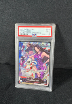 One Piece Boa Hancock PSA Magazine Exclusive 2025 #038 Full Art Holo PSA 9 MINT - Image 3