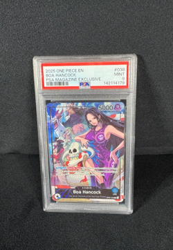 One Piece Boa Hancock PSA Magazine Exclusive 2025 #038 Full Art Holo PSA 9 MINT - Image 4