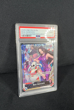 One Piece Boa Hancock PSA Magazine Exclusive 2025 #038 Full Art Holo PSA 9 MINT - Image 5