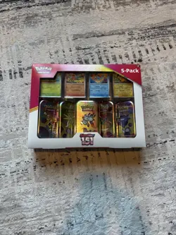 Pokemon Scarlet & Violet 151 (5 Pack) Mini Tins w/4 Promo Costco Bundle Sealed - Image 1