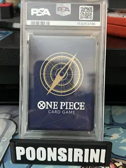 2025 One Piece OP13 EN Gold D. Roger Wanted AA PSA Gem MT 10 - Image 2