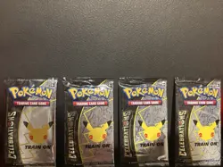 4x Factory Sealed Celebrations Pokemon TCG Booster Packs - Image 2