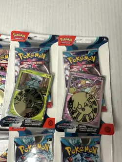 Pokemon Paradox Rift Booster Pack Lot With Medallion Lot Of 8 Pks - Image 2