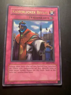 Yugioh! Kaiserlicher Befehl Ultra Rare - DB1-DE086 Unlimited - Deutsch #2 - Image 1