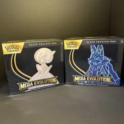 Pokemon TCG Mega Evolution: Lucario & Gardevoir Elite Trainer Box Set New Sealed - Image 1