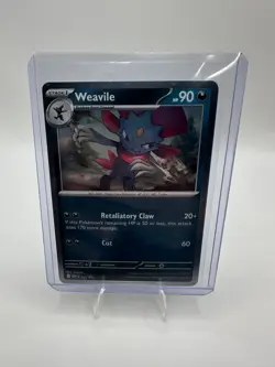Weavile 021 Black Star Promo - Cosmos Holo - Mega Evolution Promo - Pokemon TCG - Image 2