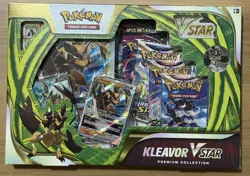 Pokemon TCG Kleavor VSTAR Premium Collection Box New & Factory - Image 1