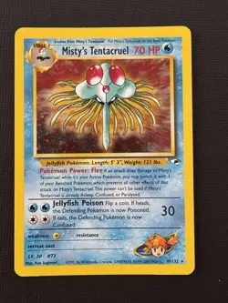 Pokemon Misty's Tentacruel 010/132 Gym Heroes Stage 1 Holo Rare - Image 1