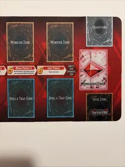 Yu-Gi-Oh Pendulum Format Classic Playmat Folding Rubber Very Good - Image 4