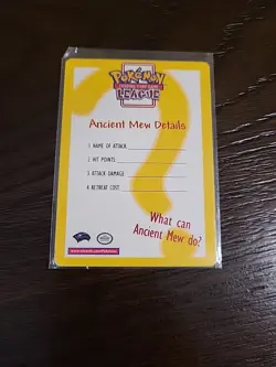 Pokemon Card - Promo - ANCIENT MEW DETAILS INSERT CARD Lp - Image 4