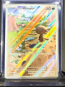 Paldean Wooper Pokemon 102 PFL Illustration Rare Near Mint Card - Image 1