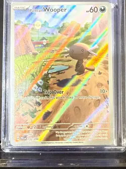 Paldean Wooper Pokemon 102 PFL Illustration Rare Near Mint Card - Image 3