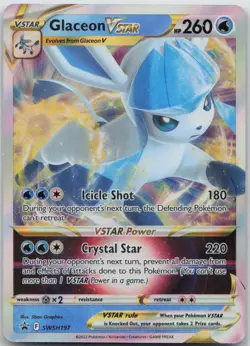 Glaceon VSTAR Holo Promo SWSH: Sword & Shield Promo Cards SWSH197 NM - Image 1