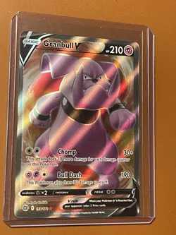 Granbull V (Full Art) 159/172 SWSH09: Brilliant Stars Ultra Rare Pokemon Card - Image 1