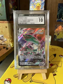 RAYQUAZA VMAX TG20 CGC 10 GEM MINT 2022 POKEMON SILVER TEMPEST Clean Card!!! - Image 1
