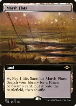 Marsh Flats (Extended Art) Modern Horizons 2 #476 RARE - Image 1