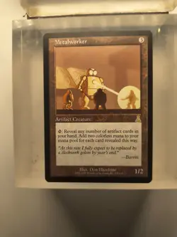 MTG Near Mint English Metalworker Rare Urza's Destiny Artifact Creature Regular - Image 2