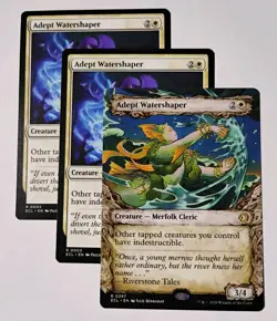 Adept Watershaper x3 MTG, Lorwyn Eclipsed, Rare, NM - Image 1
