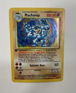Pokemon TCG Machamp Base Set 8/102 Holo Unlimited Holo Rare - Image 3