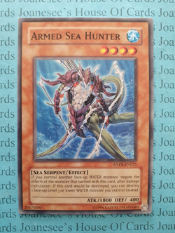 ANPR-EN025 Armed Sea Hunter Yu-Gi-Oh Card Unl New - Image 1