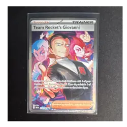 Pokemon TCG Team Rocket's Giovanni 238/182 SV10 Destined Rivals Holo SIR EN - Image 1
