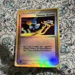 Nintendo Pokemon Reversal 87/109 EX Ruby & Sapphire Reverse Holo Trainer - Image 1