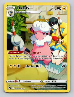 Flaaffy TG03/TG30 Holo Silver Tempest Trainer Gallery Pokemon Holo NM - Image 1