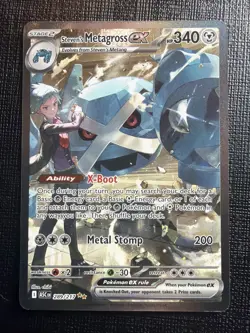 Pokemon TCG Steven's Metagross EX 289 SIR Full Art Acended Heroes 289/217 - Image 1