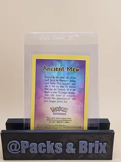 ANCIENT MEW DETAILS INSERT CARD - Pokemon Card - Promo - NM - Image 1