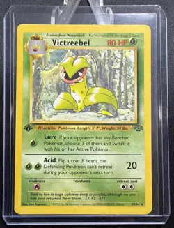 Victreebel 30/64 (1st Edition) Pokemon Jungle -(NM) 1999 - Image 4