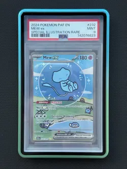 Pokemon TCG: Mew EX 232/091 - Special Illustration Rare - Paldean Fates - PSA 9 - Image 1
