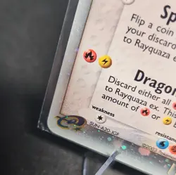 Rayquaza ex 97/97 Holo EX - Pokemon TCG Dragon English Basic HP 100 Ultra Rare - Image 3