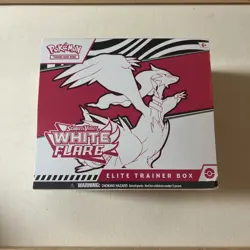 2025 Pokemon Scarlet & Violet White Flare Elite Trainer Box ETB Sealed - Image 1