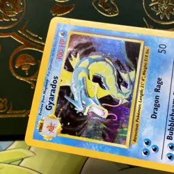 Gyarados Holo Rare 6/102 1999 Pokemon Base Set English WOTC MP - Image 4