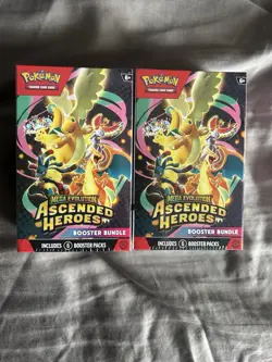Pokemon TCG Ascended Heroes Booster Bundle Sealed x2 - Image 1