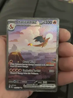 2023 POKEMON CHARIZARD EX #199/165 SPECIAL ILLUSTRATION RARE ENGLISH 151 - Image 1