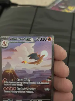 2023 POKEMON CHARIZARD EX #199/165 SPECIAL ILLUSTRATION RARE ENGLISH 151 - Image 3
