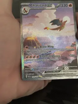 2023 POKEMON CHARIZARD EX #199/165 SPECIAL ILLUSTRATION RARE ENGLISH 151 - Image 4