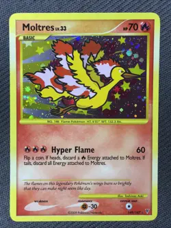 Pokemon TCG Moltres LV.33 149/147 Supreme Victors Holo NM/LP - Image 1