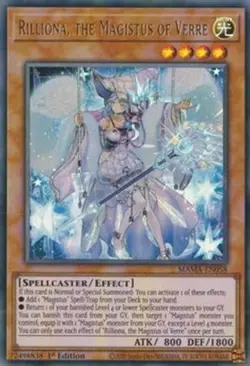 Yugioh - Rilliona, the Magistus of Verre (1st Edition) - MAMA-EN058 (P) - Image 1